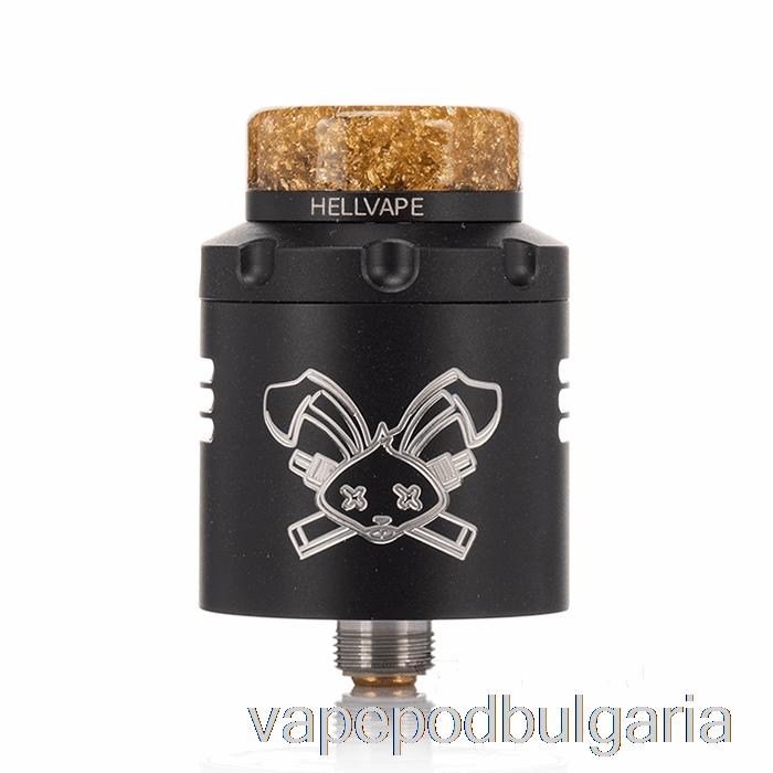 Vape Bulgaria Hellvape Dead Rabbit V3 24mm Rda матово черно (бяло лого)